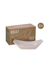 CreaTable Streat Food Creme Boat 2-tlg - Streat Food - Creme