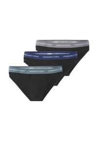 COPENHAGEN STUDIOS - Slips, 3er-Pack, für Herren - 3X SCHW/KONT