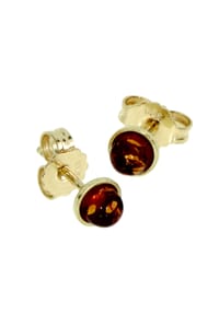 OSTSEE-SCHMUCK® - Ohrstecker , Classic 4 mm , Gold 585/000 - gold