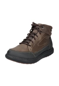 CLARKS® - Leder/Synthetik Stiefelette - Braun/Schwarz