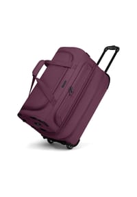 REDOLZ Duffle Essentials - Duffle Essentials 2-Rollen Reisetasche 55 cm M mit Dehnfalte - black