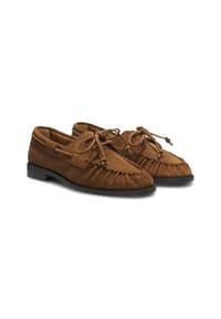 BOSS - Mokassins, Leder, für Damen - 211  MEDIUM BROWN