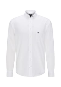 FYNCH-HATTON® - Freizeithemd, Regular Fit, Langarm, Button-Down-Kragen, für Herren - 5500 WHITE