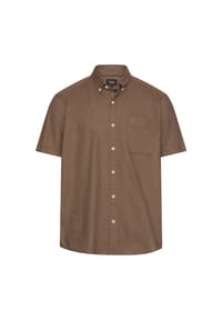 camel active - Kurzarmhemd aus Leinenmix - Beige