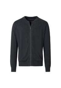 CASAMODA - Herren Strickjacke uni - Schwarz