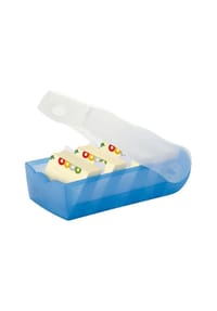 HAN - Karteibox "Croco", DIN A7, 5 Fächer - BLAU