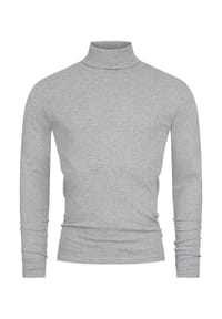 INDICODE - Langarmshirt Rollkragen Eagon - Army