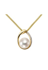Orolino - Halskette 585/- Gold 1 Süßwasserzuchtperle 0,045ct - gelb
