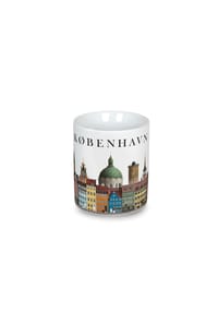 Martin Schwartz - Kaffeebecher Kopenhagen, mit Stadtmotiv, Porzellan, 300 ml - mehrfarbig