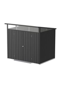 VCM. - Metall Gartenhaus 249x231 Geräteschuppen Garten Gerätehaus Flügeltür, H. 203 x B. 249 x T. 231 cm, Metall - 