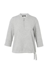 frapp - Sweatshirt in Große Größen - silver melange