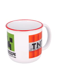 COFI - Minecraft Kaffeetasse 400 ml mit Geschenkverpackung 14 oz - Weiß 9x9x9 cm