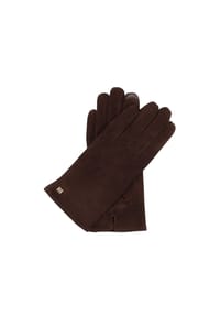 Kazar - Braune Handschuhe aus Wildleder mit Touchscreen-Funktion. - Braun