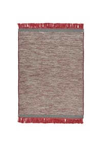 Arte Espina - Wohnzimmer Teppich – Kurzflorteppich Nomad 806 in grau - rot - grau - rot