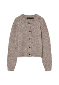 VERO MODA® - Strickjacke "Novah", Wollanteil, für Damen - 178995 MEDIUM GREY