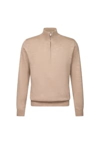 seidensticker - Quarter Zip Schwarze Rose - Anthra Mélange (0034)
