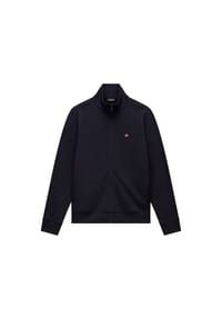 NAPAPIJRI - Herren Sweatjacke - BALIS FZ SUM, Stehkragen, Baumwolle, ungefüttert, Regular Fit - Schwarz