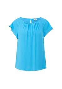 s.Oliver BLACK LABEL - Bluse, U-Boot-Ausschnitt, für Damen - 6430  BLUE GREEN