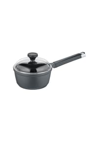 Berndes® - Stieltopf Edition 100 mit Deckel, Aluguss, Schwarz, 16 cm - schwarz