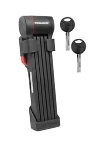Trelock - Faltschloss FS 480 COPS X-Press Twin, Länge 100cm, schwarz - schwarz