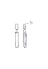 TOM TAILOR WOMEN - Ohrhänger für Damen, Silber 925, Zirkonia - silber