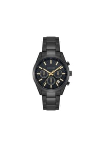 SPEARS & WALKER - Herren Chronograph schwarz Edelstahl schwarz - schwarz