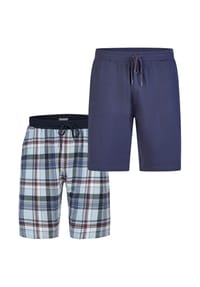 Phil & Co. Berlin - Pyjamashorts classic - kariert/dunkelblau