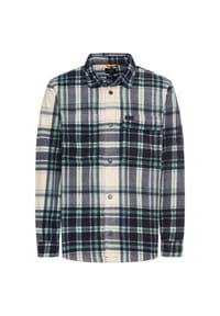 camel active - Overshirt mit Seitentaschen - Tannengrün