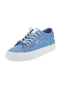 MUSTANG® - Lederimitat/Textil Sneaker - Blau