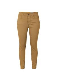 STOOKER® - RIO COLOUR Damen 5-Pocket-Jeans lang - green moss