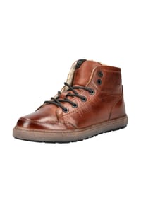 bugatti - Leder Stiefelette - Dunkelbraun