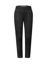 Street One - Kunstlederhose, Gummibund, für Damen - 10001 BLACK
