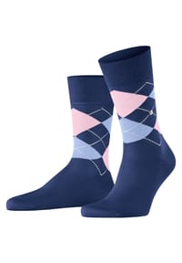 Burlington - Manchester Socken, Rautenmuster, Burlington-Clip, für Herren - 2049 OFF-WHITE