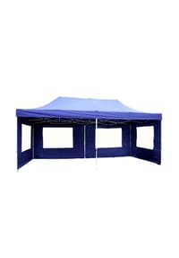 VCM. - PROFI | Pavillon | Maße ca. 3x6 m | wasserabweisende 270 g/m² PE Plane | Partyzelt mit Seitenteilen | Gartenzelt - 