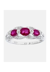 Diamant L'eternel - Ring, mit 0.05 ct Diamant, 375 Weißgold - white gold
