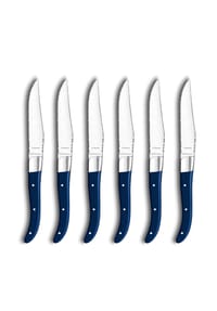 Amefa - 6-tlg. Steakmesser Set Royal Steak - blau