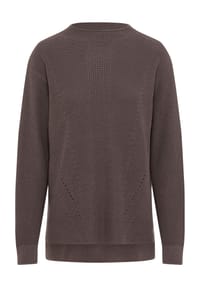 adagio - Pullover "Kona", Rippbündchen, für Damen - STONE