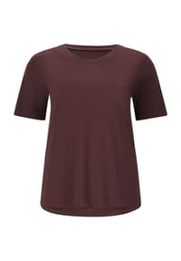Q BY ENDURANCE - T-Shirt Annabelle mit stylischem V-ausschnitt - 1001 Black