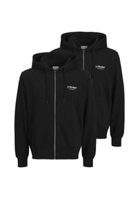 JACK & JONES - Sweatjacke / Hoodie 2er Pack Soho - Grau