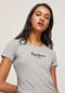 Pepe Jeans T-Shirt "New Virginia", Logo-Print, für Damen Bild 3