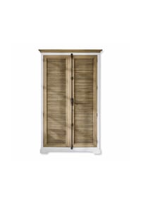 LOBERON - Schrank Comtois braun/weiß - braun/weiß