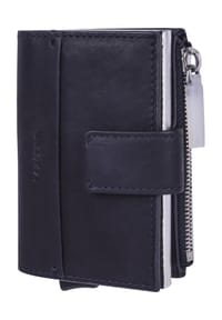 Maître - BIRKENFELD Kartenetui, Reißverschluss, uni, für Damen - BLUE