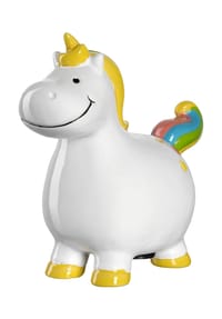 LEONARDO Spardose "Einhorn" - BAMBINI - WEISS