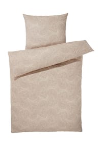 ESTELLA® Jersey-Bettwäsche "Paisley" - Mako-Interlock-Jersey - 845 MOCCA