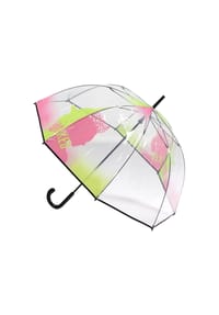 COFI - Regenschirm POE – ? 60 cm Transparenter Damen Schirm, Handregenschirm - Mehrfarbig 60x60x97 cm