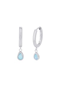amor - Damen Creolen, Edelstahl - SILBER