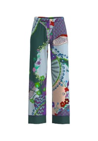 mey - Schlafanzug-Hose Secret Glade, Gummibund, für Damen - 1804 MYSTIC JADE
