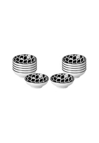 Ritzenhoff & Breker Dipschalen Takeo Swing ø 8 cm 12er Set schwarz-weiß - TAKEO - schwarz-weiß