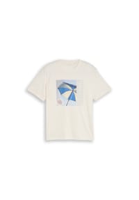 TOM TAILOR - T-Shirt, Baumwolle, für Herren - 10348 GARDEN WHITE
