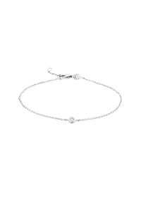 MONCARA - Damen Armband, 375er Weißgold, 1 Diamant ca. 0,05 Karat - Weißgold